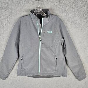 The North Face Apex Bionic Jacket Women Large Media Pocket Fleece Lined Full Zip